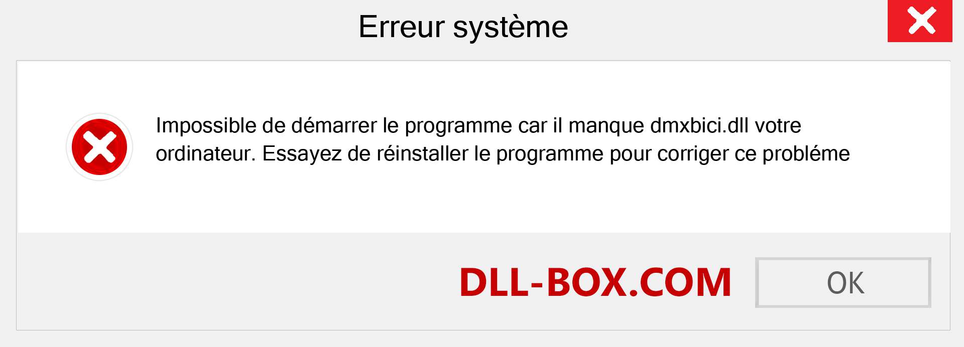 Le fichier dmxbici.dll est manquant ?. Télécharger pour Windows 7, 8, 10 - Correction de l'erreur manquante dmxbici dll sur Windows, photos, images